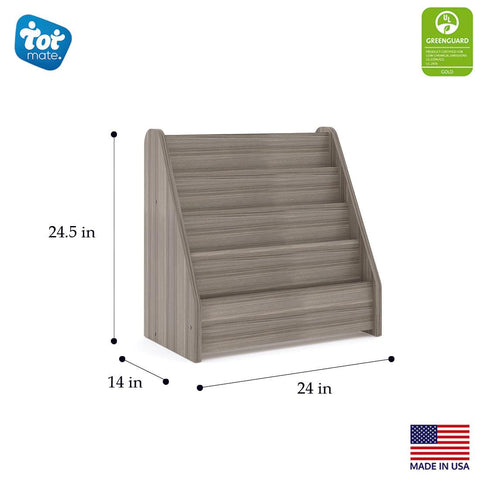 Kids' Book Display Shelf - Elm - Classroom Book Display - Tot Mate Daycare & Preschool Furniture Kids' Book Display Shelf - Elm - Classroom Book Display - Tot Mate Daycare & Preschool Furniture