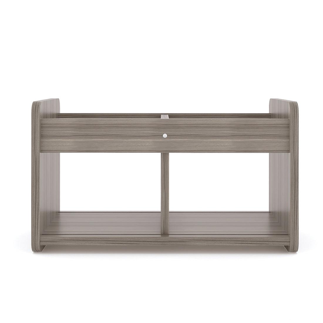 Book/Toy Storage 24" Wide - Book and Toy Organizer - Elm Front View - Tot Mate Book/Toy Storage 24" Wide - Book and Toy Organizer - Elm Front View - Tot Mate