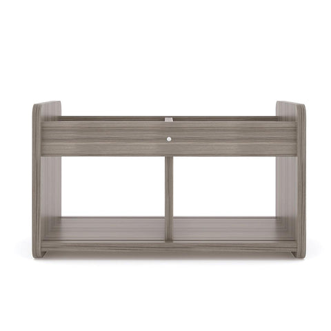 Book/Toy Storage 24" Wide - Book and Toy Organizer - Elm Front View - Tot Mate Book/Toy Storage 24" Wide - Book and Toy Organizer - Elm Front View - Tot Mate