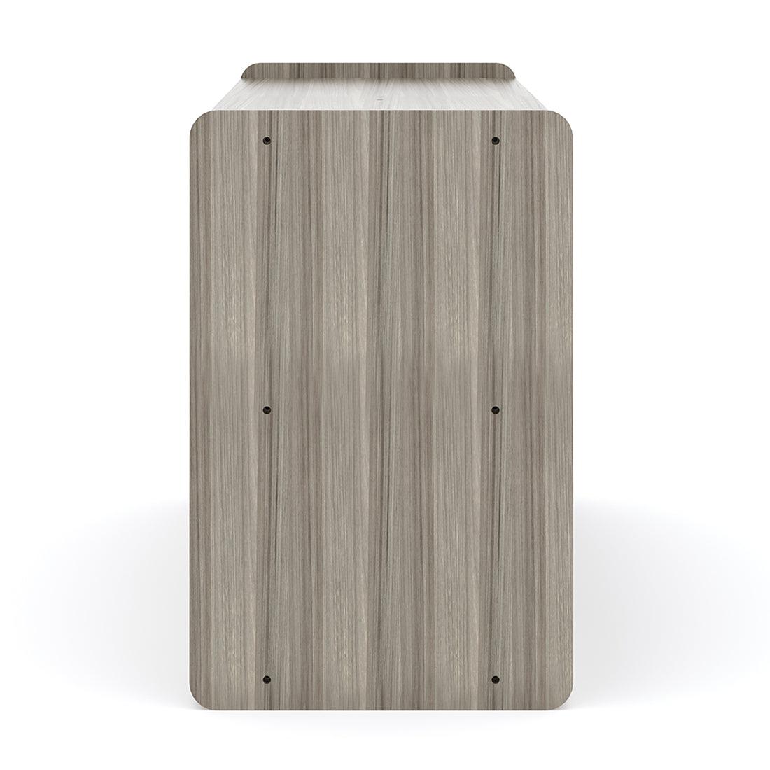 Daycare Cube Storage Shelf - 46" Wide - 5 Cube Organizer - Elm - Side - Tot Mate  Daycare Cube Storage Shelf - 46" Wide - 5 Cube Organizer - Elm - Side - Tot Mate