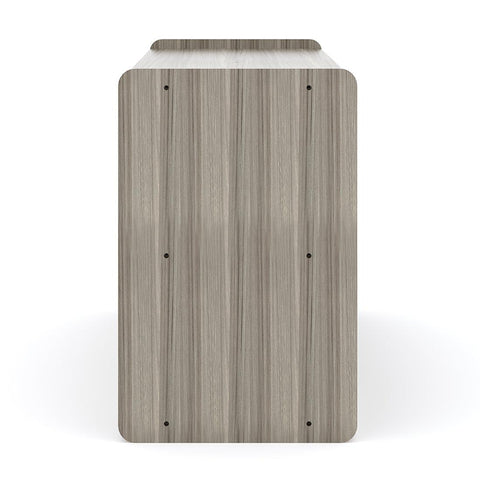 Daycare Cube Storage Shelf - 46" Wide - 5 Cube Organizer - Elm - Side - Tot Mate  Daycare Cube Storage Shelf - 46" Wide - 5 Cube Organizer - Elm - Side - Tot Mate