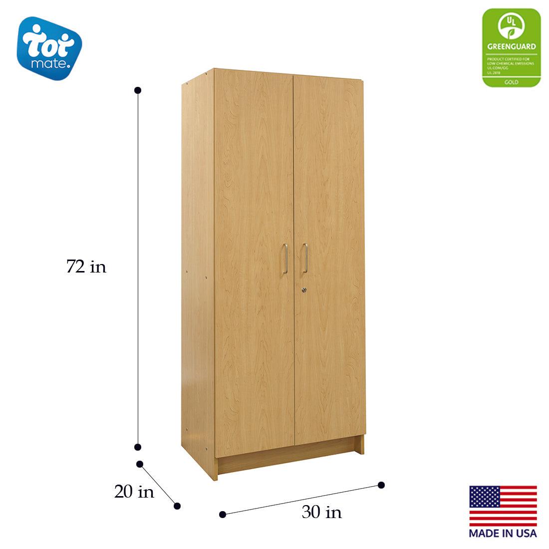 Tall Storage Cabinet 30" Wide - Tot Mate Tall Storage Cabinet 30" Wide - Tot Mate