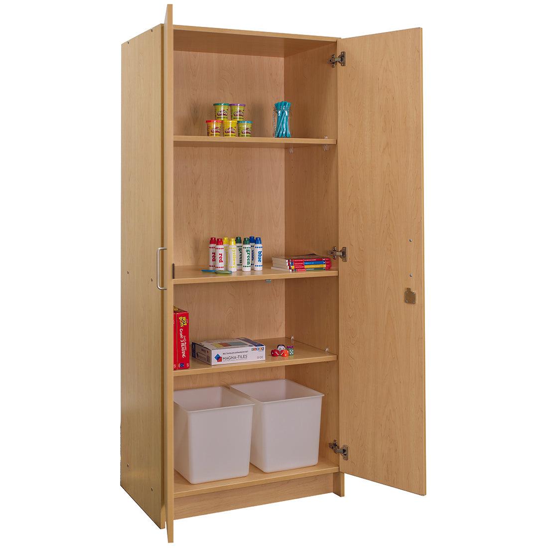 Tall Storage Cabinet 30" Wide - Tot Mate Tall Storage Cabinet 30" Wide - Tot Mate