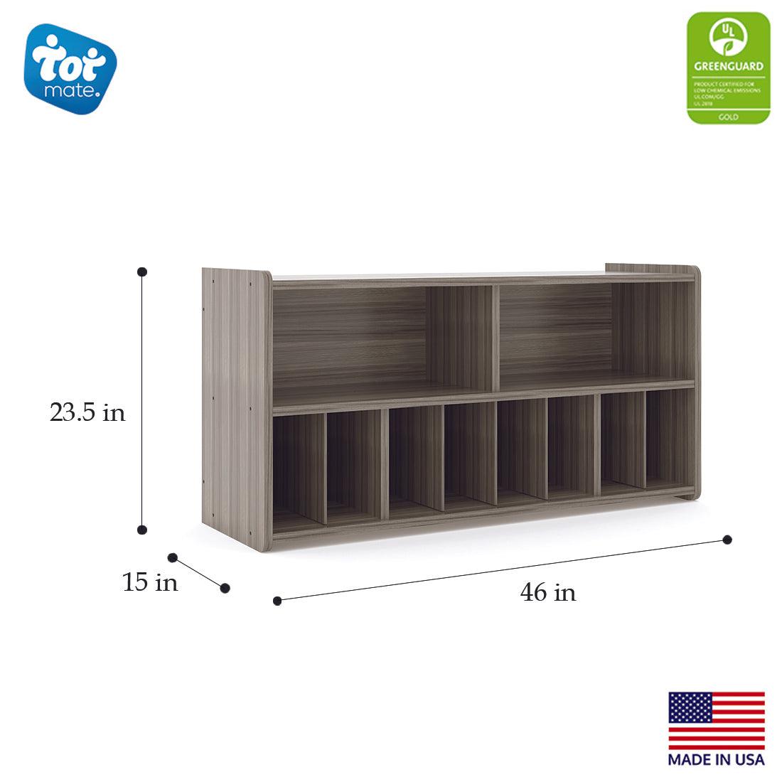 Diaper Wall-Mounted Storage 46" Wide - Dimensions - Tot Mate Diaper Wall-Mounted Storage 46" Wide - Dimensions - Tot Mate