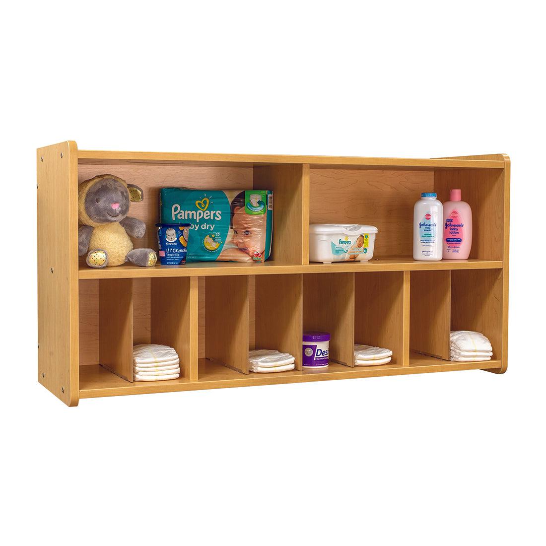 Diaper Storage 46" Wide - Daycare Changing Station - Tot Mate Diaper Storage 46" Wide - Daycare Changing Station - Tot Mate