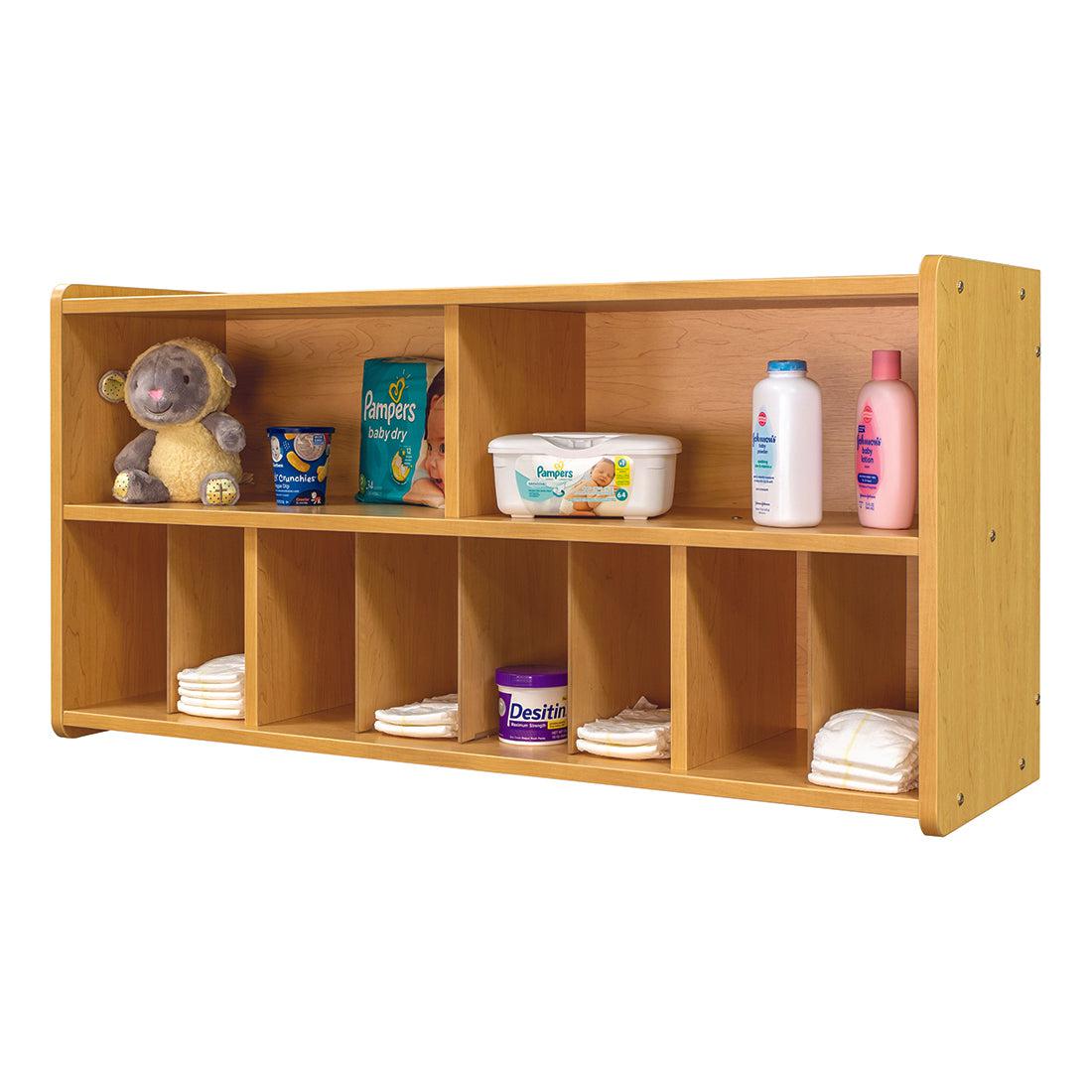 Diaper Storage 46" Wide - Organized Diaper Changing Supplies - Tot Mate Diaper Storage 46" Wide - Organized Diaper Changing Supplies - Tot Mate
