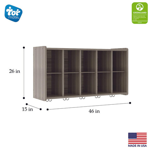 Wall Cubbie Storage 46" Wide - Dimensions - Tot Mate Daycare and Preschool Cubbies Wall Cubbie Storage 46" Wide - Dimensions - Tot Mate Daycare and Preschool Cubbies
