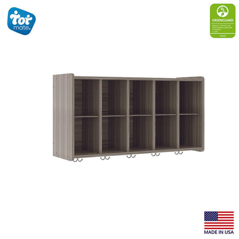 Wall Cubbie Storage 46" Wide - Tot Mate Daycare and Preschool Cubbies - Made in USA Wall Cubbie Storage 46" Wide - Tot Mate Daycare and Preschool Cubbies - Made in USA