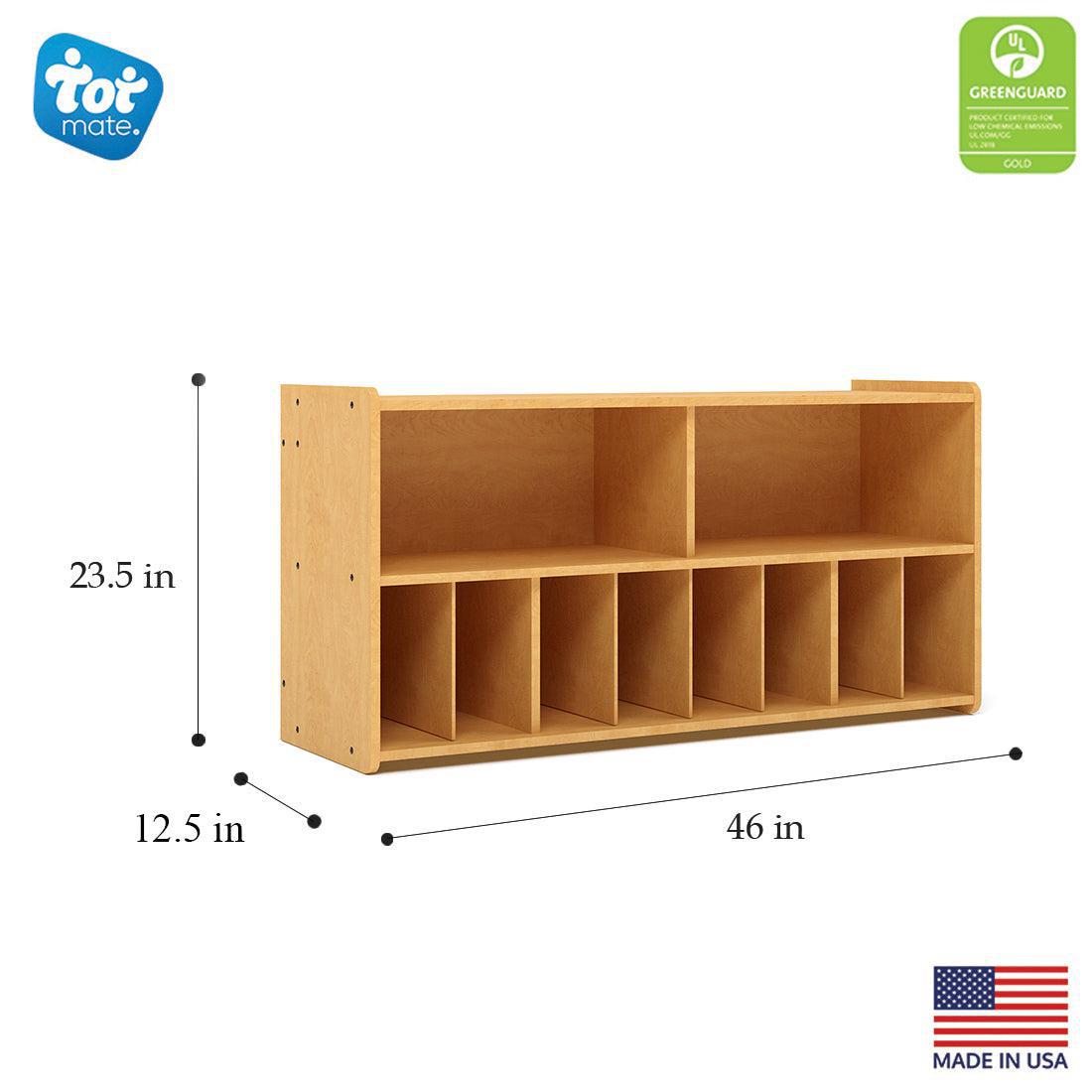 Plywood Diaper Wall Storage 46" Wide - Tot Mate Plywood Diaper Wall Storage 46" Wide - Tot Mate