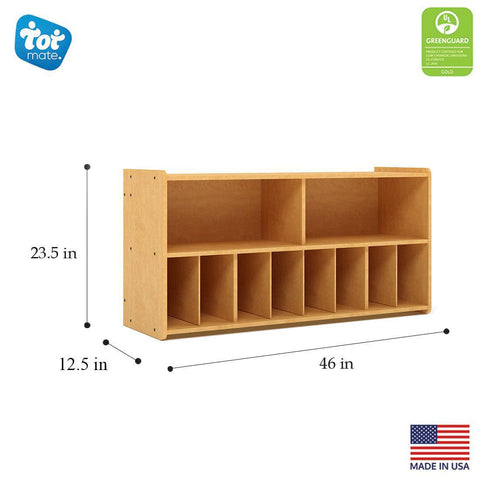 Plywood Diaper Wall Storage 46" Wide - Tot Mate Plywood Diaper Wall Storage 46" Wide - Tot Mate