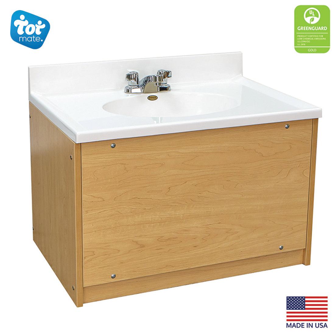Single Floor Vanity 31" Wide - Tot Mate Single Floor Vanity 31" Wide - Tot Mate
