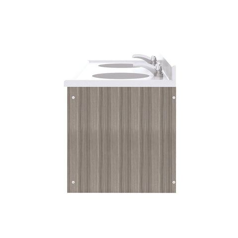 Double Floor Vanity 49" Wide - Tot Mate Double Floor Vanity 49" Wide - Tot Mate