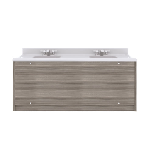 Double Floor Vanity 49" Wide - Tot Mate Double Floor Vanity 49" Wide - Tot Mate