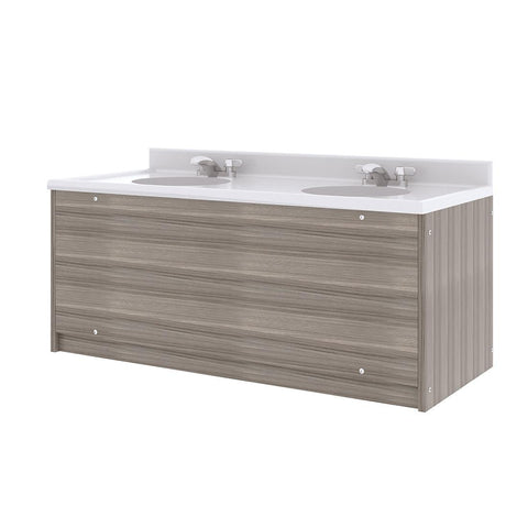 Double Floor Vanity 49" Wide - Tot Mate Double Floor Vanity 49" Wide - Tot Mate