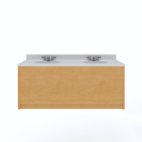 small double sink vanity - kids Double Floor Vanity 49" Wide - Tot Mate small double sink vanity - kids Double Floor Vanity 49" Wide - Tot Mate