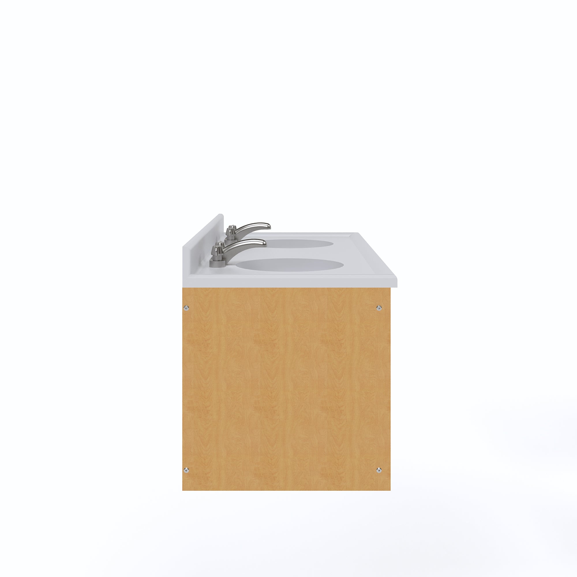 Double Floor Vanity 49" Wide - Tot Mate Double Floor Vanity 49" Wide - Tot Mate