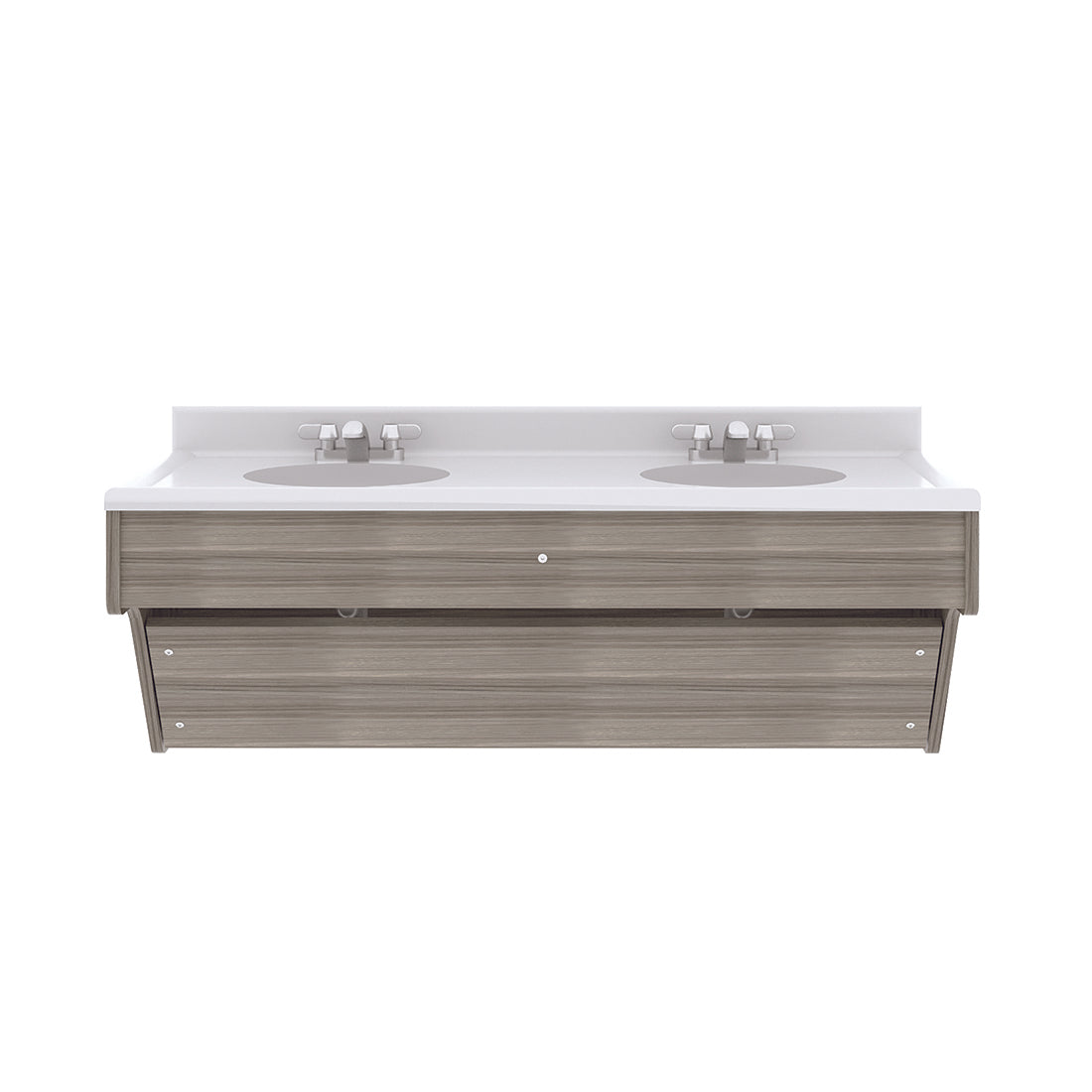Double Wall Vanity 49" Wide - Tot Mate Double Wall Vanity 49" Wide - Tot Mate