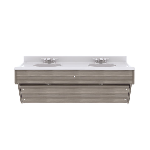 Double Wall Vanity 49" Wide - Tot Mate Double Wall Vanity 49" Wide - Tot Mate