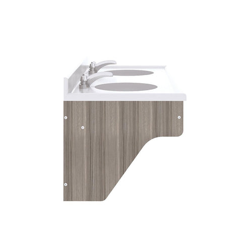 Double Wall Vanity 49" Wide - Tot Mate Double Wall Vanity 49" Wide - Tot Mate