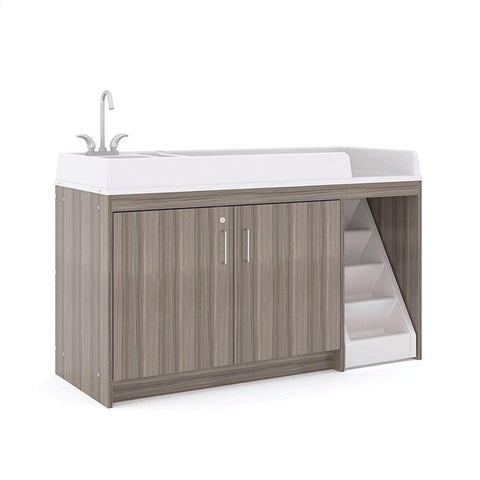 Toddler Walkup Changing Table with Sink 59-1/2" Wide - Tot Mate Toddler Walkup Changing Table with Sink 59-1/2" Wide - Tot Mate