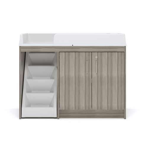 Walkup Toddler Changing Table with Stairs - Front - Tot Mate Daycare Furniture Walkup Toddler Changing Table with Stairs - Front - Tot Mate Daycare Furniture