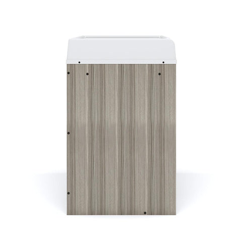 Walkup Toddler Changing Table with Stairs - Grey - Side - Tot Mate Daycare Furniture Walkup Toddler Changing Table with Stairs - Grey - Side - Tot Mate Daycare Furniture