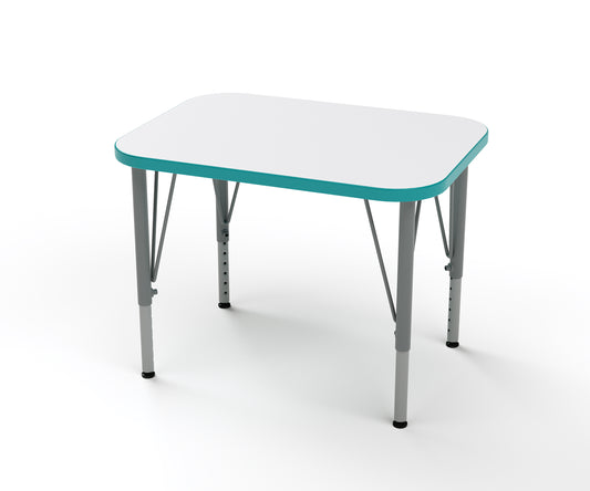 Versa Rectangle Desk - Small Worksurface- 27"W x 20"D - Tot Mate