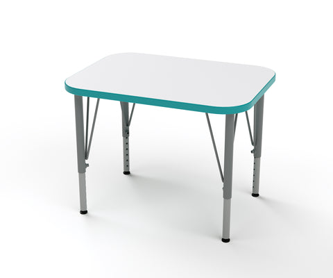Versa Rectangle Desk - Small Worksurface- 27"W x 20"D - Tot Mate Versa Rectangle Desk - Small Worksurface- 27"W x 20"D - Tot Mate