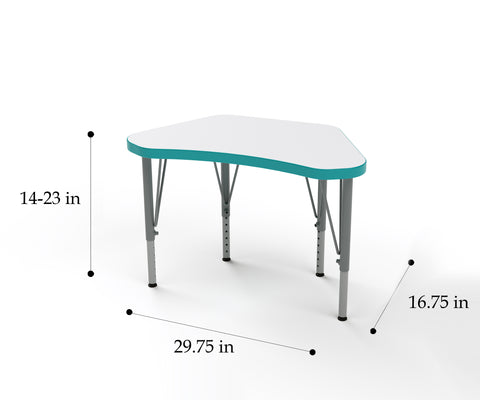 Versa Wing Desk - Small Worksurface- 29.75"W x 16.75"D - Tot Mate Versa Wing Desk - Small Worksurface- 29.75"W x 16.75"D - Tot Mate