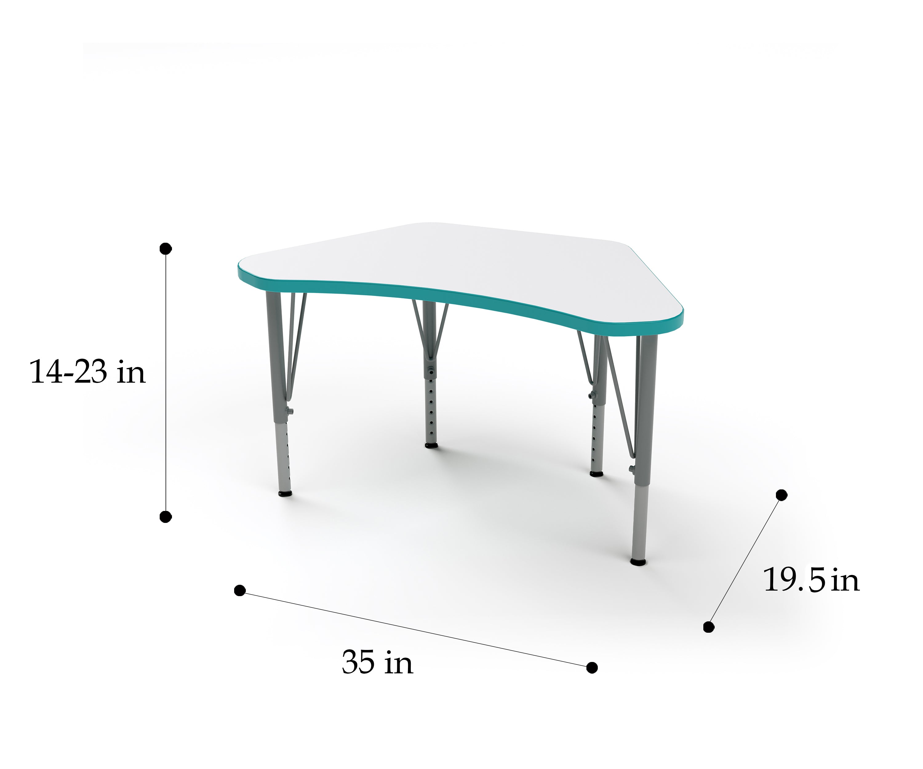 Versa Wing Desk - Large Worksurface- 35"W x 19.5"D - Tot Mate Versa Wing Desk - Large Worksurface- 35"W x 19.5"D - Tot Mate