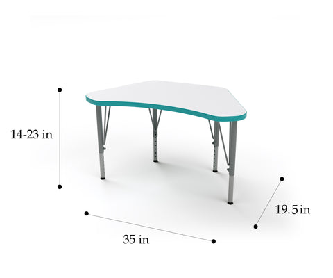 Versa Wing Desk - Large Worksurface- 35"W x 19.5"D - Tot Mate Versa Wing Desk - Large Worksurface- 35"W x 19.5"D - Tot Mate
