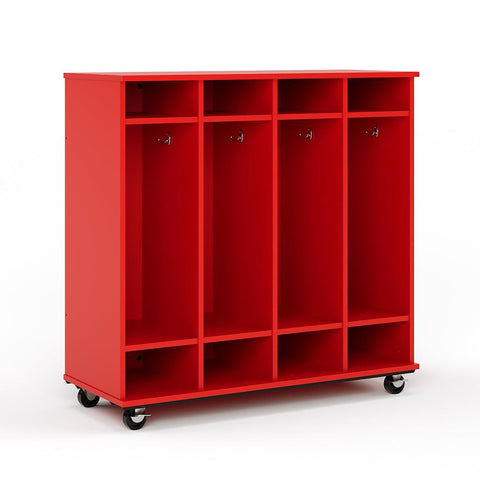 Open Mobile Locker with Shelf 48H - Tot Mate Open Mobile Locker with Shelf 48H - Tot Mate