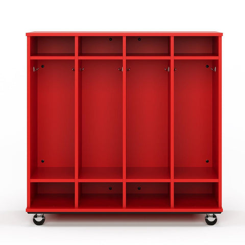 Open Mobile Locker with Shelf 48H - Tot Mate Open Mobile Locker with Shelf 48H - Tot Mate