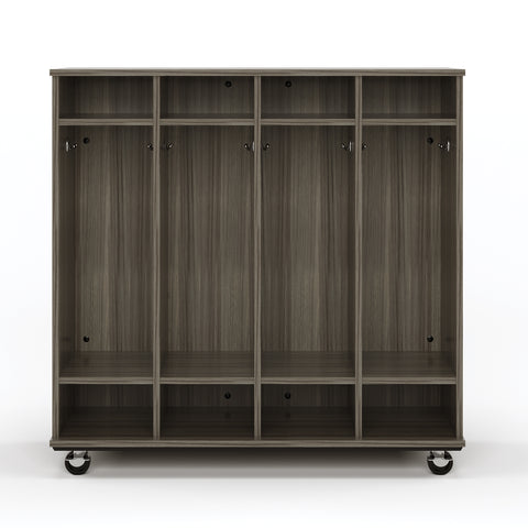 Open Mobile Locker with Shelf 48H - Tot Mate Open Mobile Locker with Shelf 48H - Tot Mate
