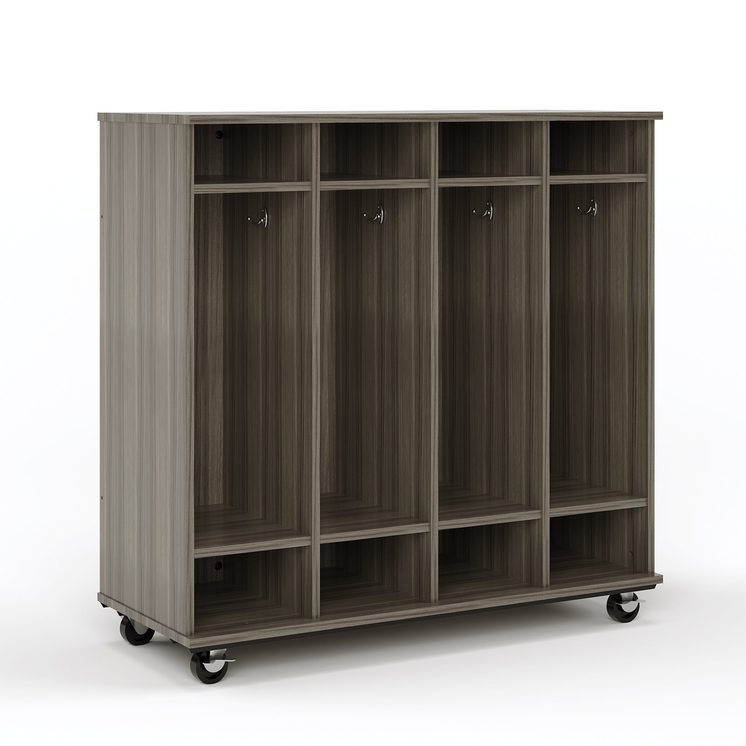 Open Mobile Locker with Shelf 48H - Tot Mate Open Mobile Locker with Shelf 48H - Tot Mate