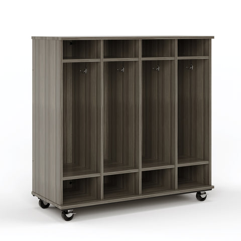 Open Mobile Locker with Shelf 48H - Tot Mate Open Mobile Locker with Shelf 48H - Tot Mate