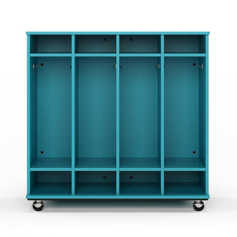 Open Mobile Locker with Shelf 48H - Tot Mate Open Mobile Locker with Shelf 48H - Tot Mate