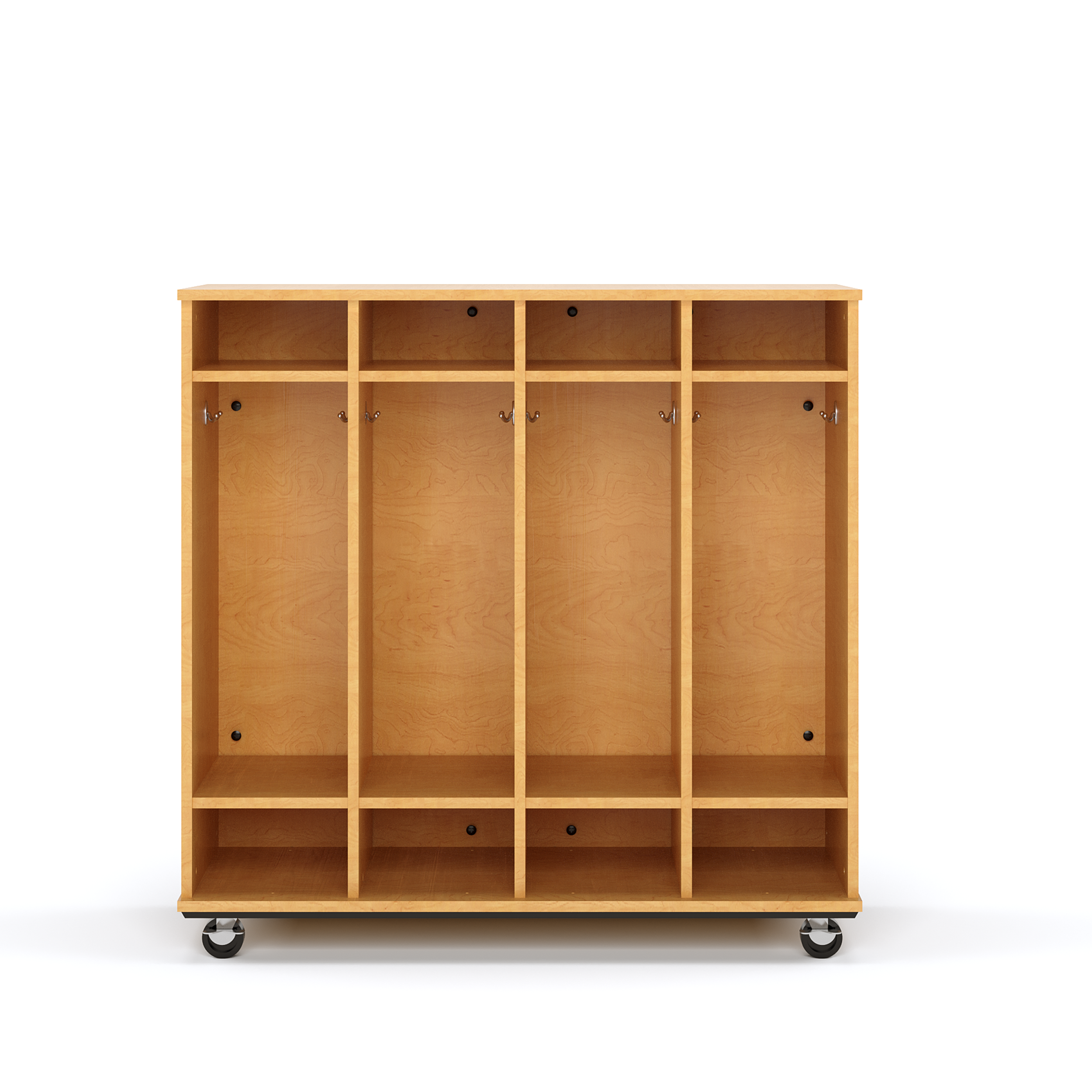Open Mobile Locker with Shelf 48H - Tot Mate Open Mobile Locker with Shelf 48H - Tot Mate