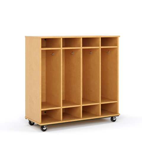 Open Mobile Locker with Shelf 48H - Tot Mate Open Mobile Locker with Shelf 48H - Tot Mate