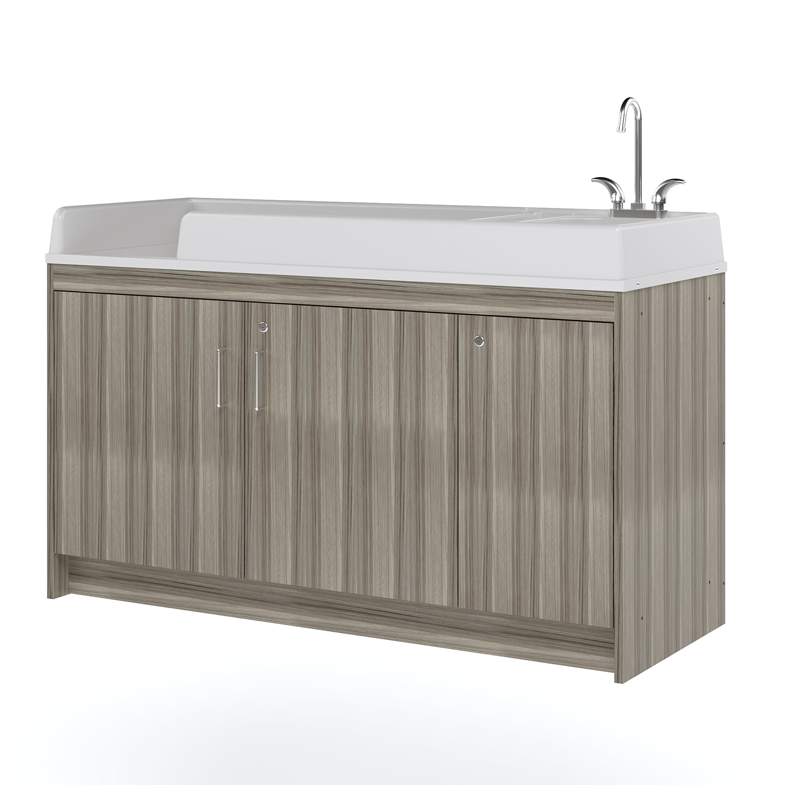 Infant Changing Table with Sink 59-1/2" Wide - Tot Mate Infant Changing Table with Sink 59-1/2" Wide - Tot Mate