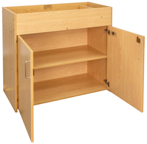 Small Baby Changing Table - Infant Changing Table - Maple - 41-1/2" Wide - Tot Mate Small Baby Changing Table - Infant Changing Table - Maple - 41-1/2" Wide - Tot Mate