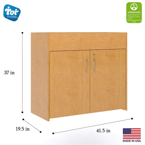 Small Baby Changing Table - Infant Changing Table - Maple - Dimensions - Tot Mate Small Baby Changing Table - Infant Changing Table - Maple - Dimensions - Tot Mate
