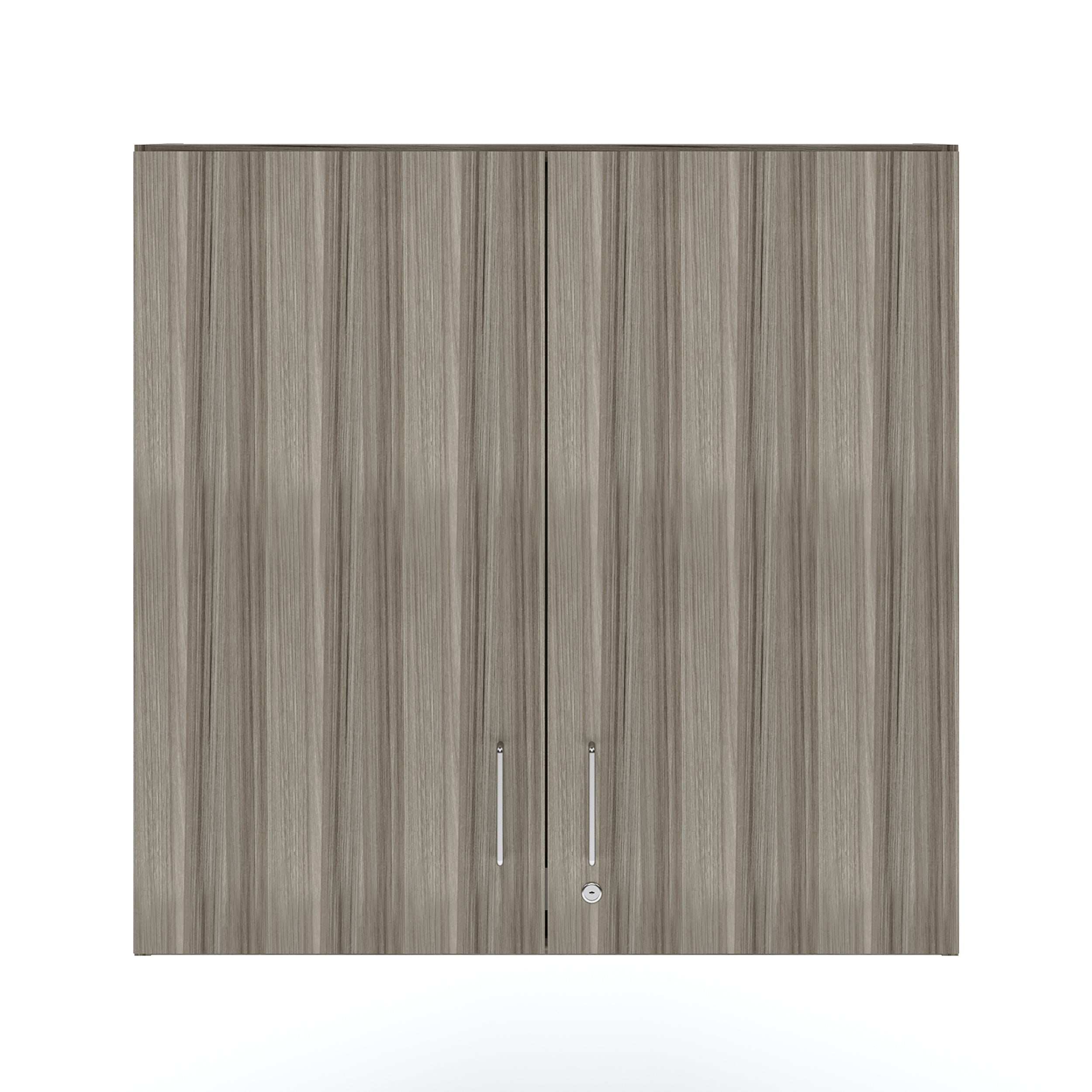 Large Wall Mounted Classroom Storage Cabinet - Elm - Front - Tot Mate Large Wall Mounted Classroom Storage Cabinet - Elm - Front - Tot Mate