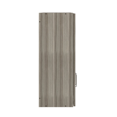 Large Wall Mounted Classroom Storage Cabinet - Elm - Side - Tot Mate Large Wall Mounted Classroom Storage Cabinet - Elm - Side - Tot Mate
