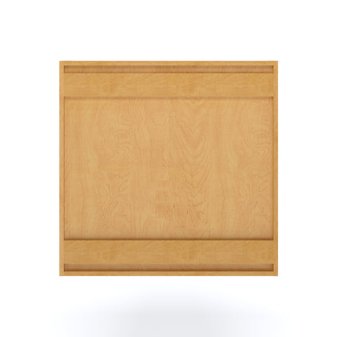 Large Wall Mounted Classroom Storage Cabinet - Maple - Back - Tot Mate Large Wall Mounted Classroom Storage Cabinet - Maple - Back - Tot Mate