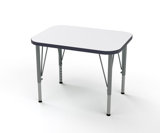 Versa Rectangle Desk - Small Worksurface- 27"W x 20"D - Tot Mate