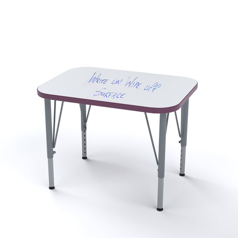 Versa Rectangle Desk - Small Worksurface- 27"W x 20"D - Tot Mate Versa Rectangle Desk - Small Worksurface- 27"W x 20"D - Tot Mate