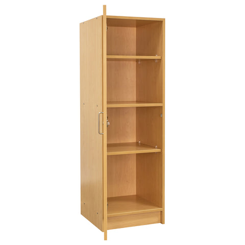 Tall Single Door Cabinet - 19-1/2" Wide - Open - Tot Mate Tall Single Door Cabinet - 19-1/2" Wide - Open - Tot Mate