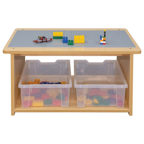 Toddler Activity Center - Maple Activity Table - Tot Mate Toddler Activity Center - Maple Activity Table - Tot Mate
