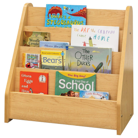 Kids' Book Display Shelf - Maple - Classroom Book Display - Tot Mate Daycare & Preschool Furniture Kids' Book Display Shelf - Maple - Classroom Book Display - Tot Mate Daycare & Preschool Furniture